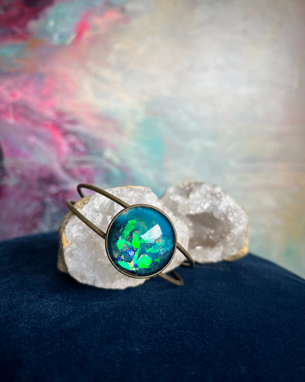 Cosmic hand-painted bracelet no.2